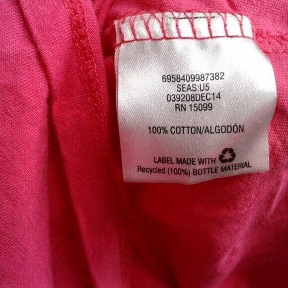 Toughskins Girls Hot Pink Ruffle Summer Barbiecore Top Size 5/6 - Picture 7 of 7